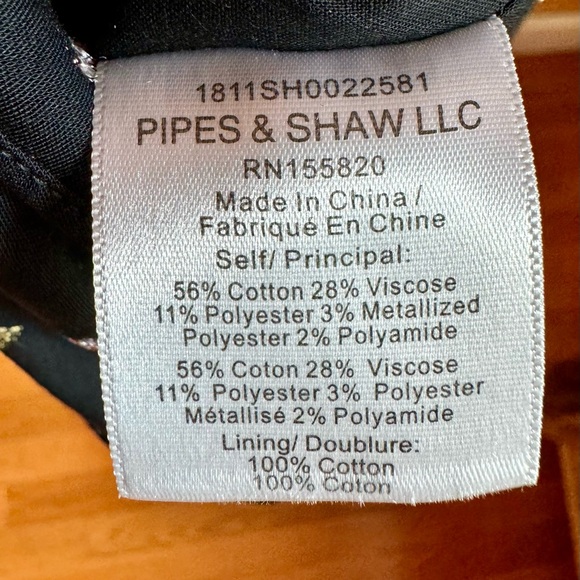 NWT Veronica Beard Alia dress size 6 black with colorful metallic party dress - Picture 9 of 14